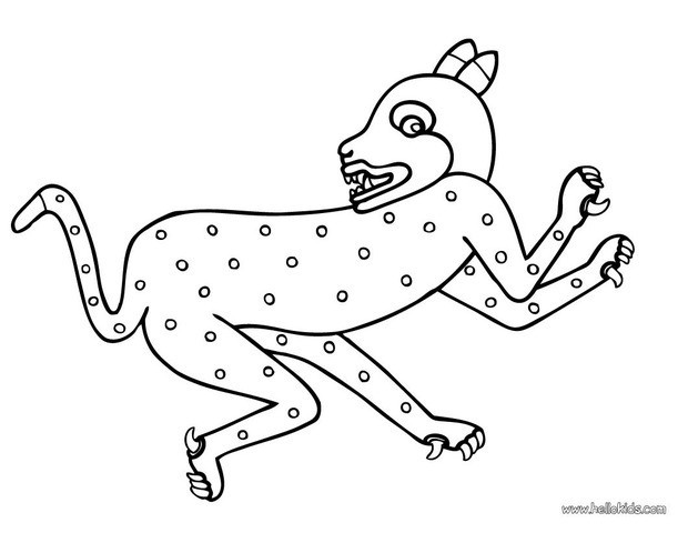 Ocelot coloring pages