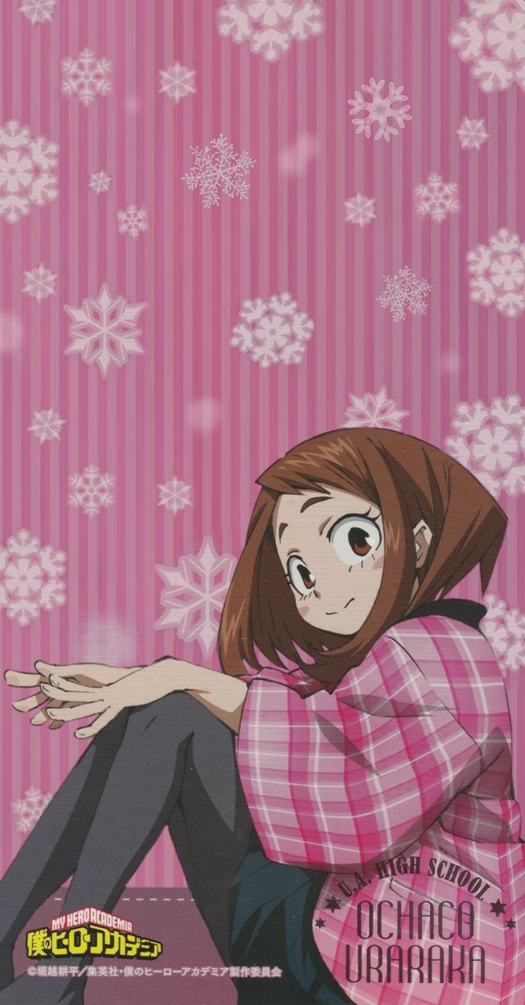 Ochako uraraka wallpaper anime christmas anime wallpaper phone christmas wallpaper backgrounds