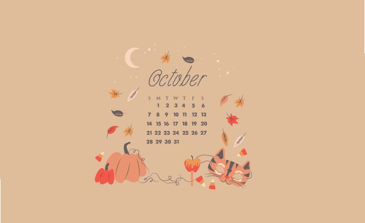 October calendar wallpapers calendar wallpaper desktop wallpaper art iphone wallpaper themes