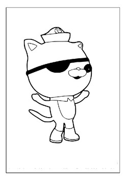 Learn about marine life while coloring with octonauts coloring pages collection