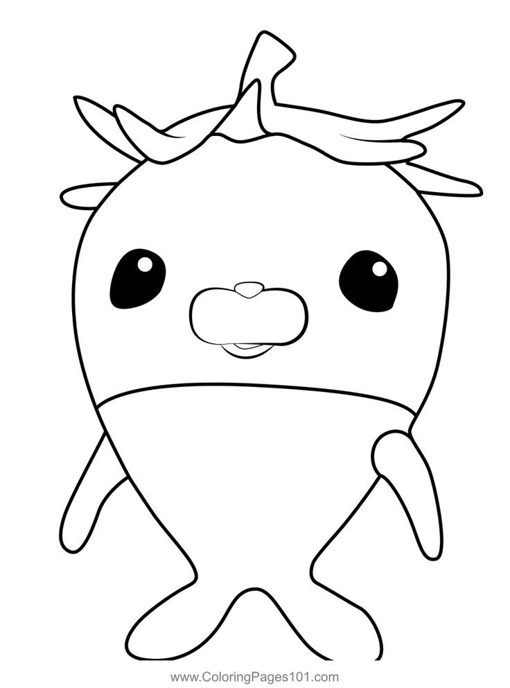 Tominnow octonauts coloring page coloring pages octonauts cute easy drawings