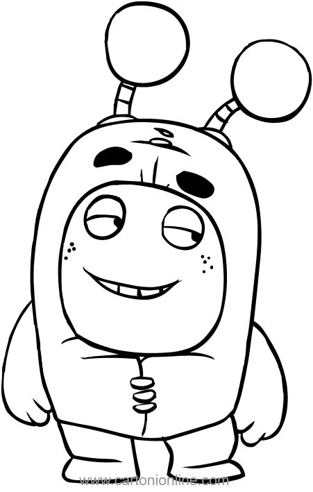 Slick of the oddbods coloring page to print puppy coloring pages coloring pages coloring pages for boys