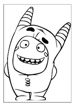 Laugh with oddbods vibrant printable coloring pages collection for all ages