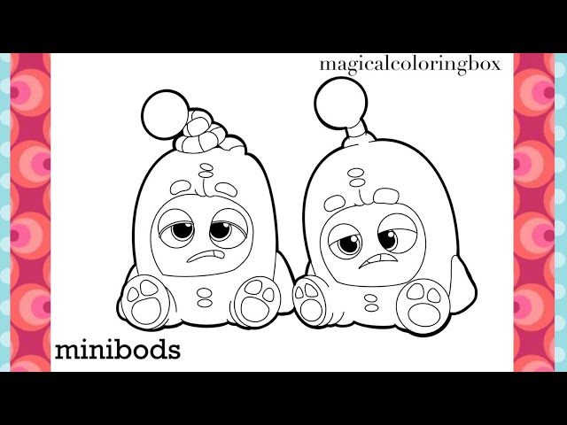 Oddbods coloringpages painting and coloring for kids toddlers