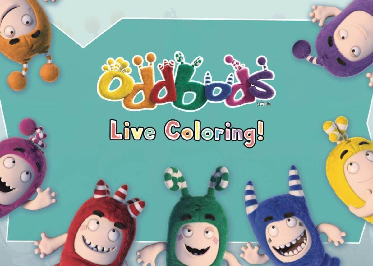 Oddbods coloring sheets