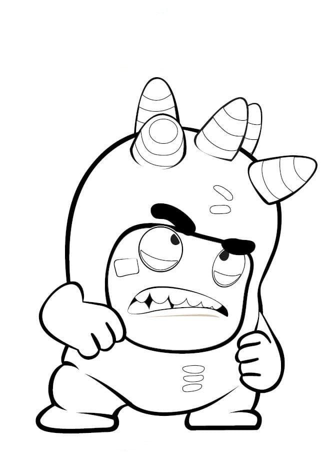 Oddbods free printable coloring pages kids coloring books spider coloring page