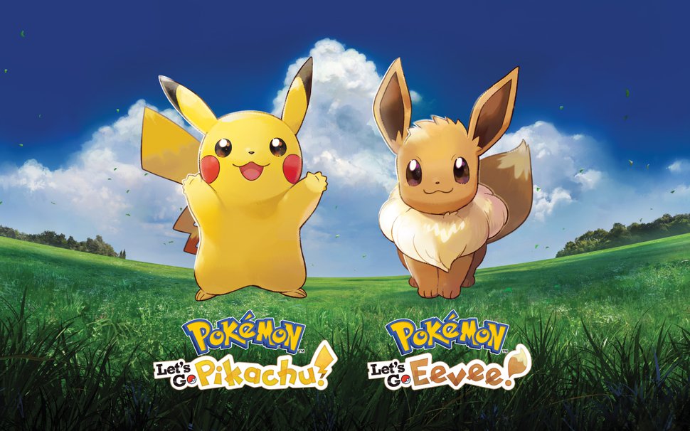 Pokãmon wallpaper with pikachu and eevee download