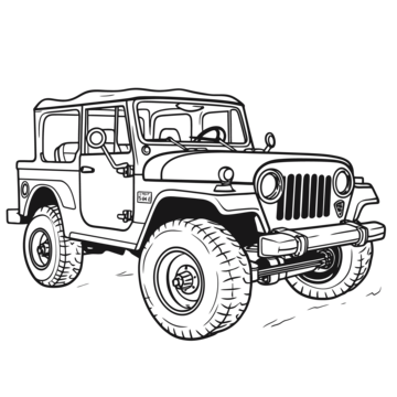 Jeep drawing png vector psd and clipart with transparent background for free download