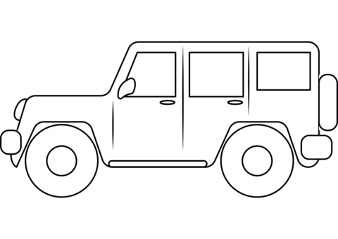 Jeep coloring pages free coloring pages