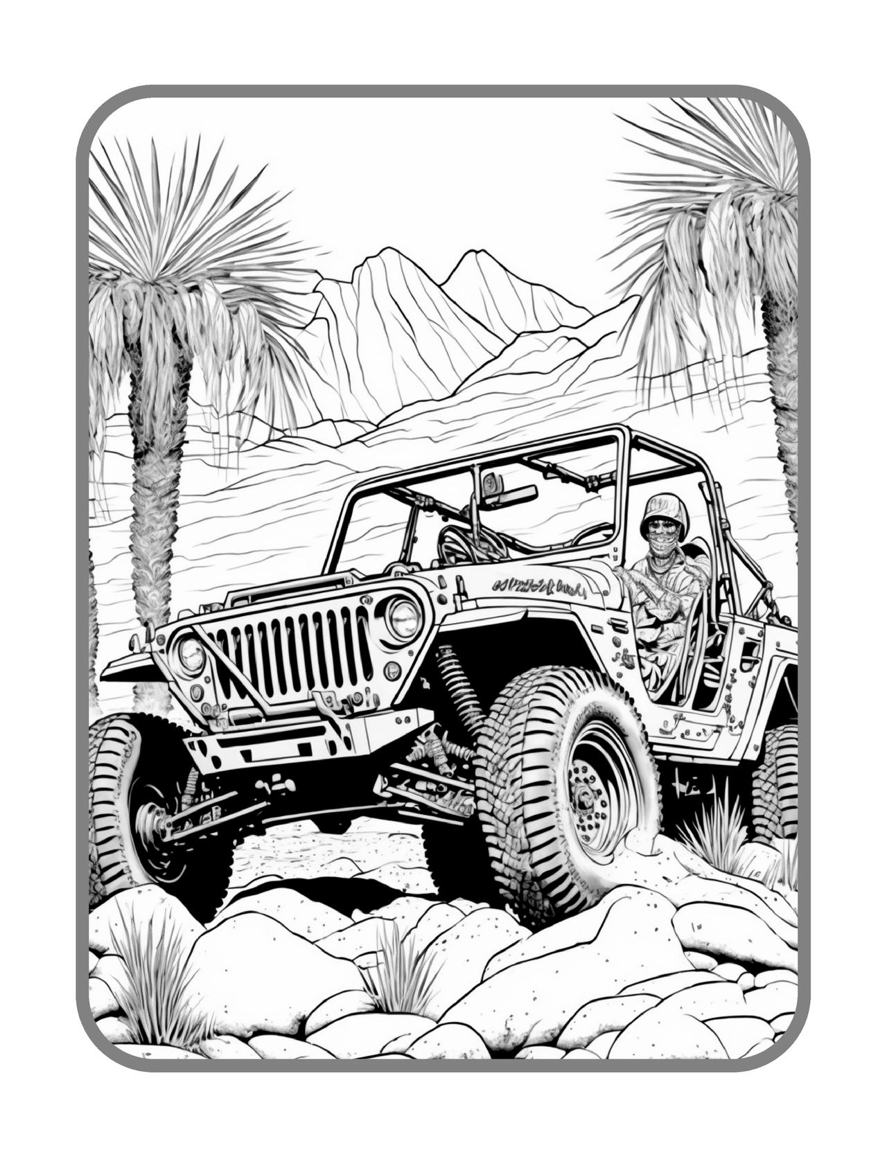 Buggy coloring pages in premium quality by coloringbooksart on