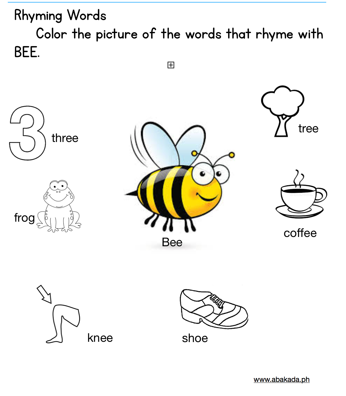 Rhyming words worksheetst grade and preschool worksheet
