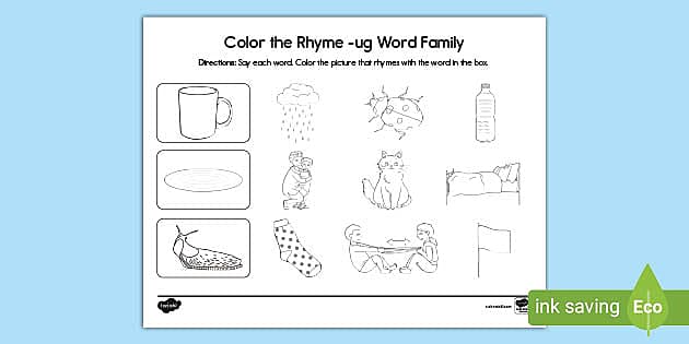 Color the rhyme
