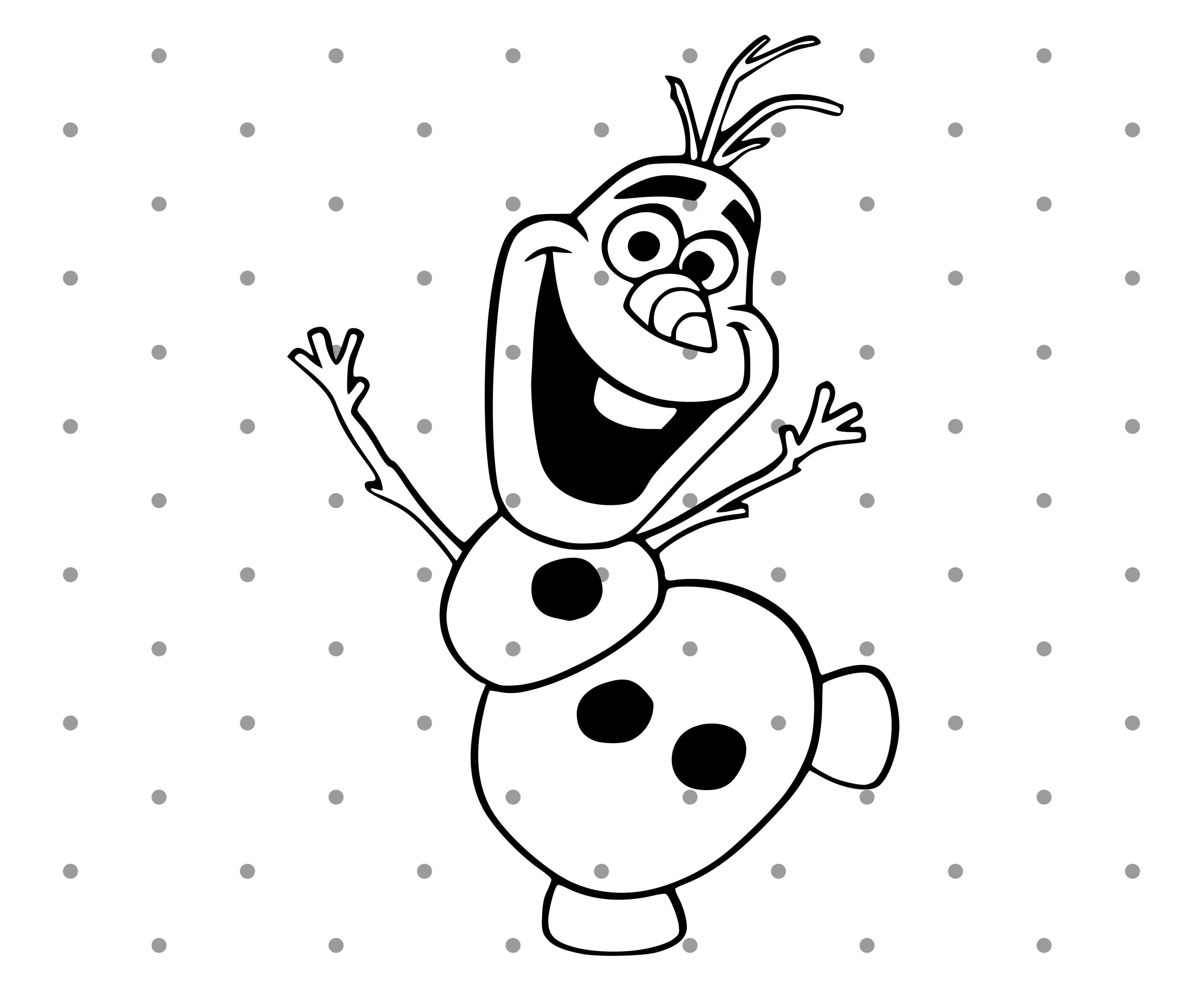 Olaf svg snowman svg frozen svg happy snowman svg clipart cricut digital vector cut file instant download instant download