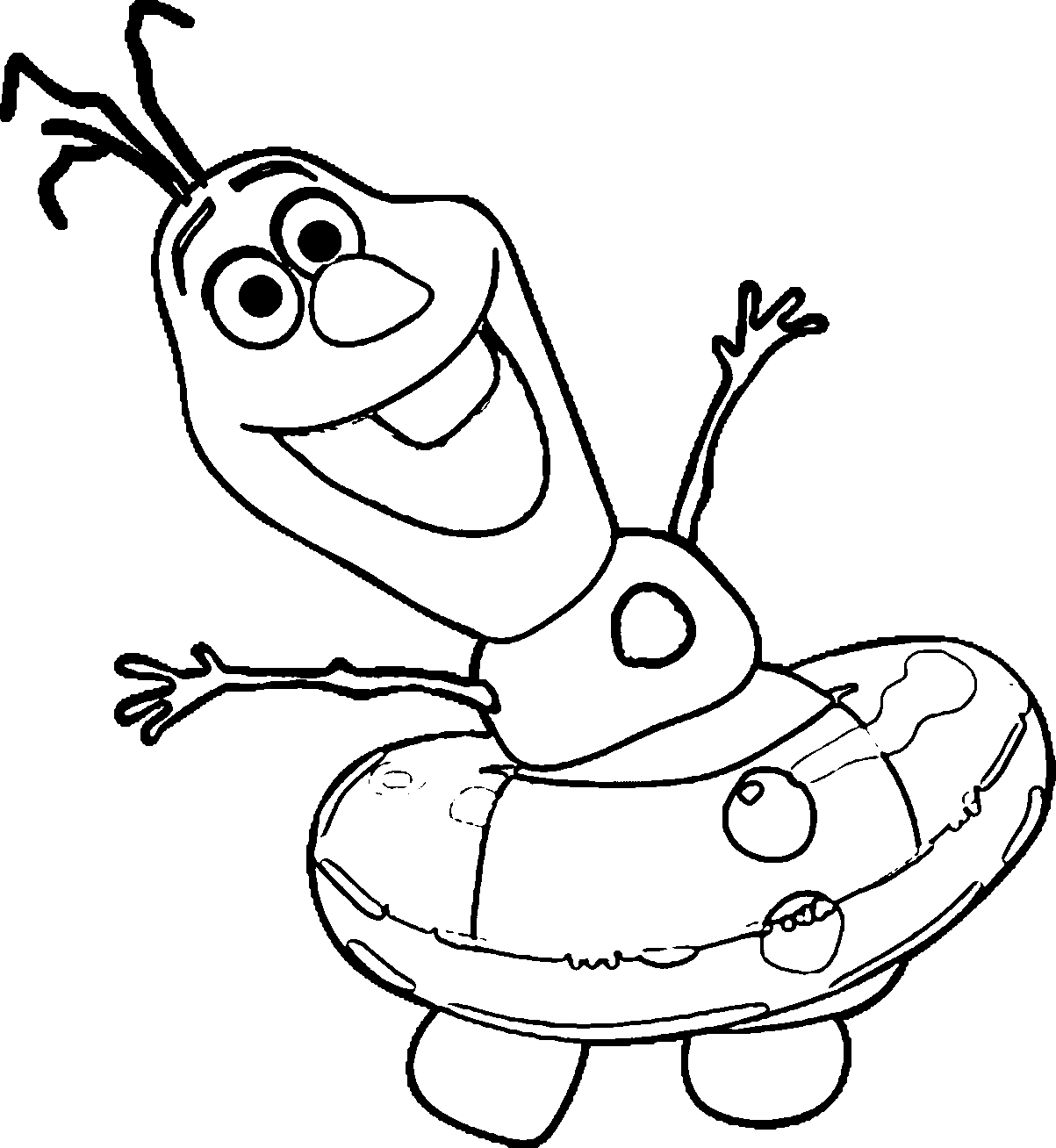 Frozens olaf coloring pages