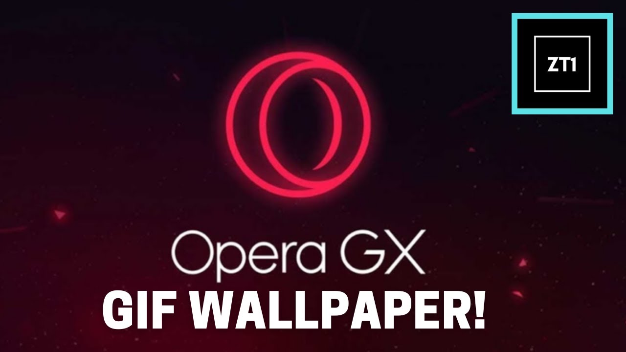 How to make opera gx wallpaper gif animated easy toturial