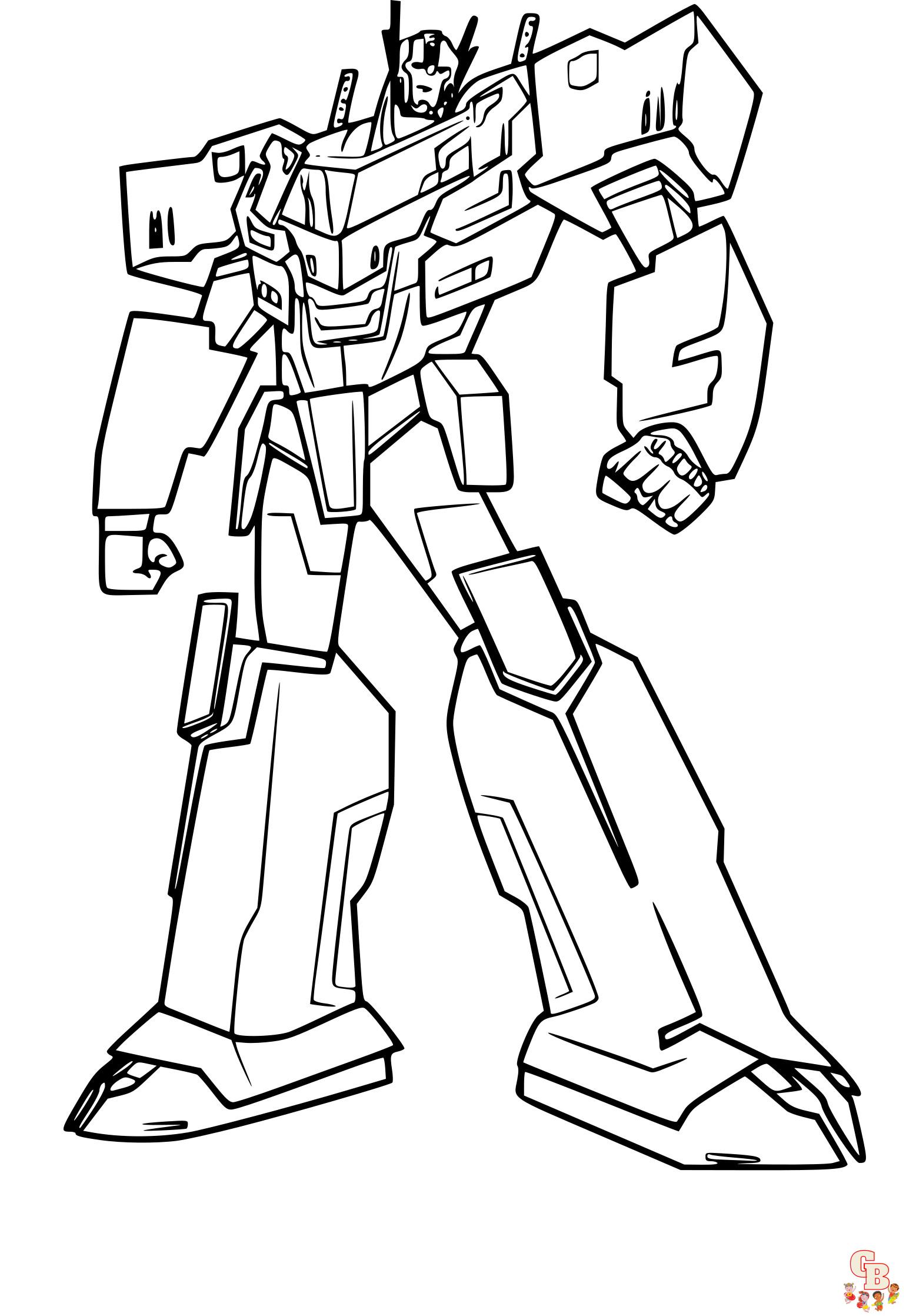 Free printable optimus prime coloring pages