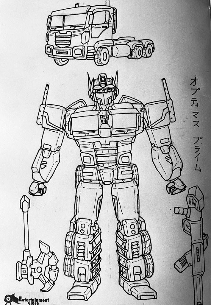 Guys how is my optimus prime design which is a fusion of g x idw x rotb rtransformers