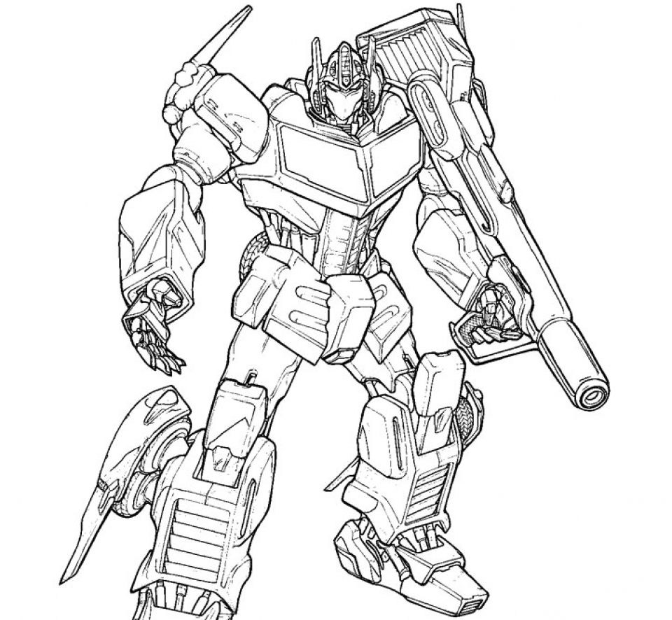 Free printable transformers coloring pages