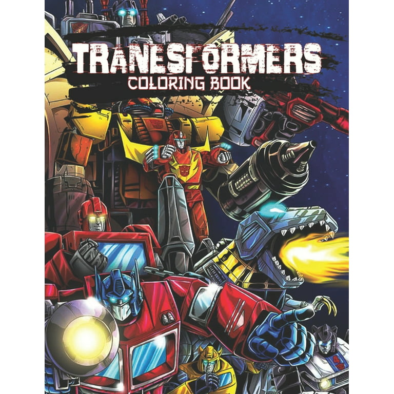 Transformers coloring book optimus prime coloring book