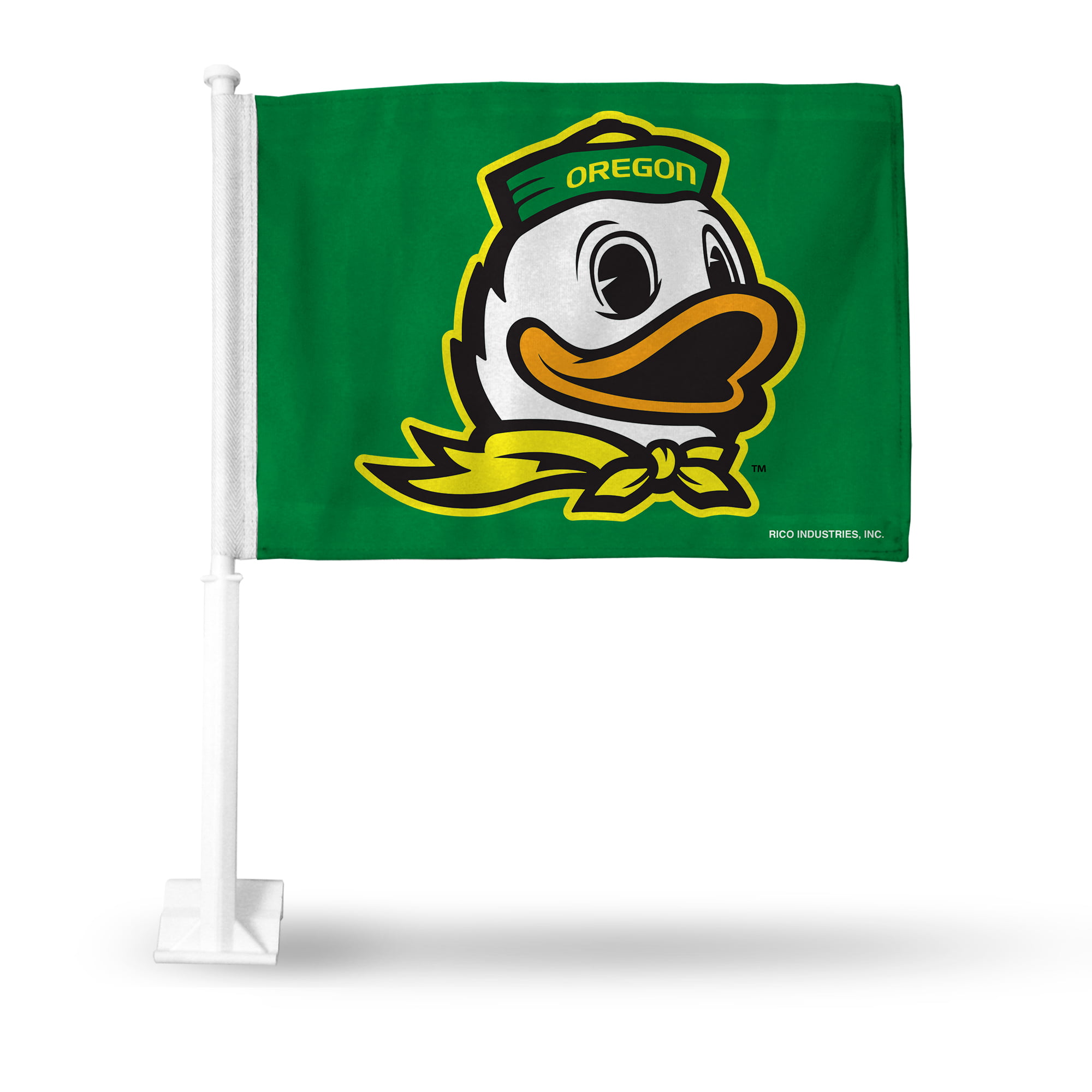 Oregon ducks car flags team color