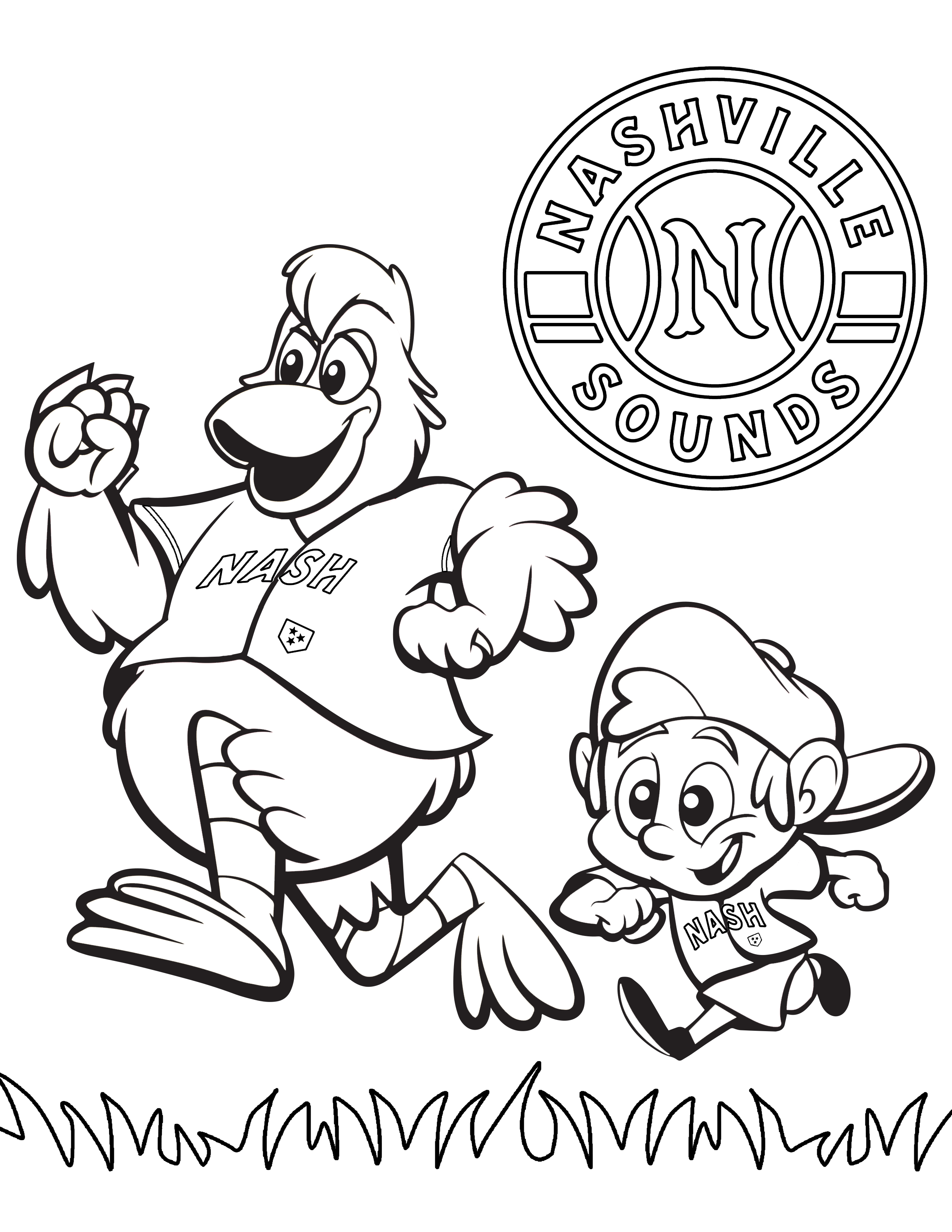 Nashville sounds on x happy coloring ð download soundsbooster coloring sheets here httpstcorfvksnao httpstcoiycpzyh x