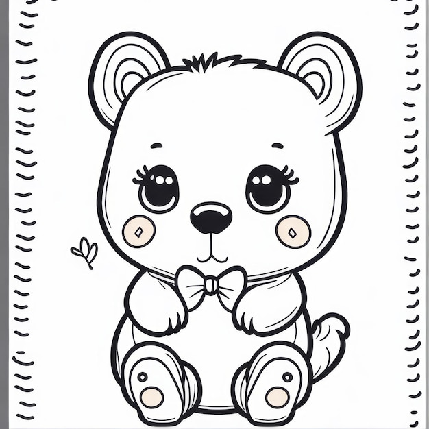 Page easy bear coloring pages images