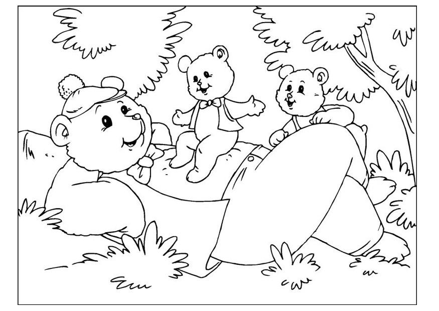 Coloring page fathers day
