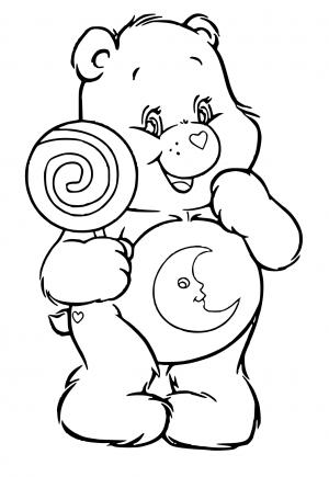 Free printable care bear coloring pages for adults and kids