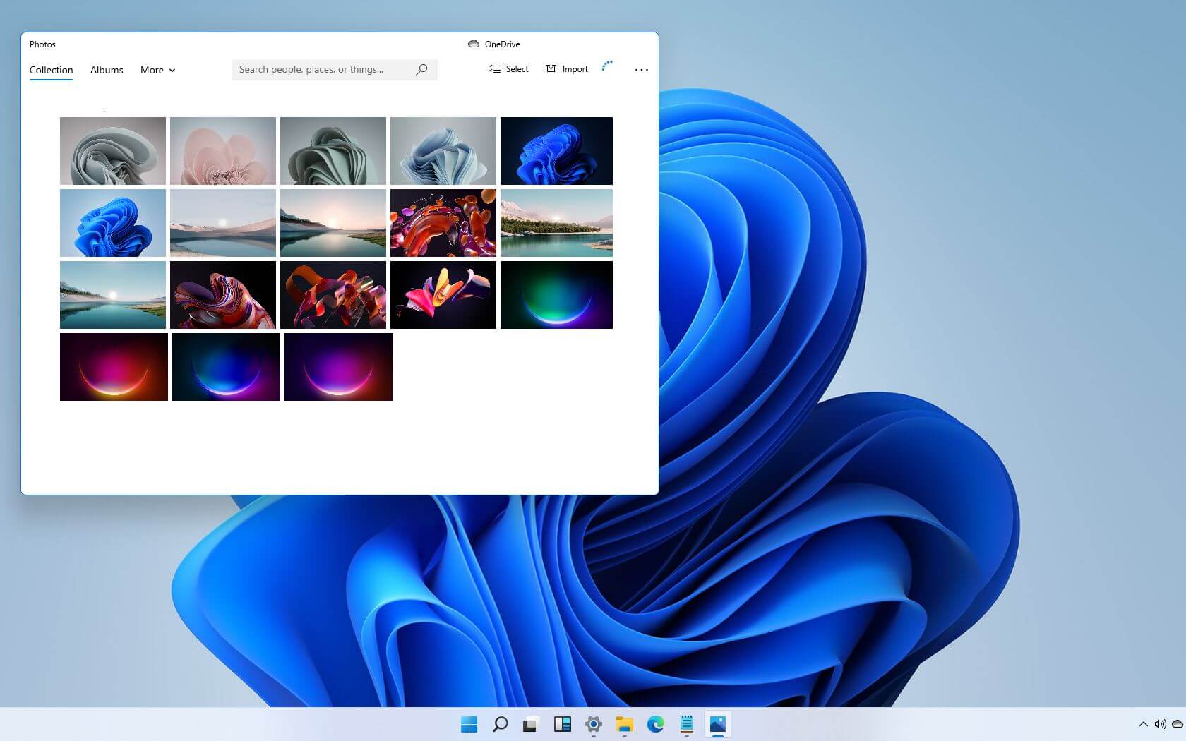 Windows download the default wallpapers in k and other resolutions