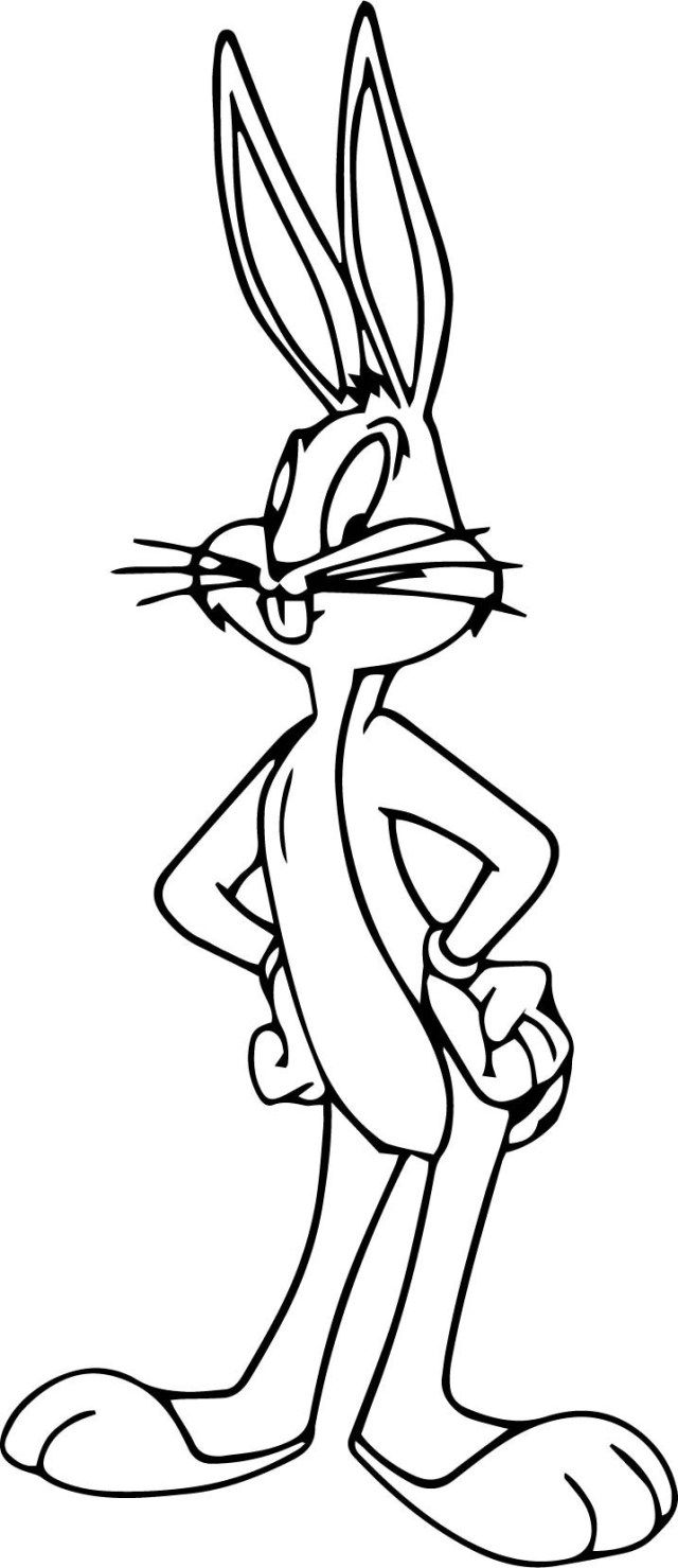 Pretty picture of bugs bunny coloring pages