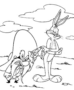 Looney tunes coloring pages all kids network