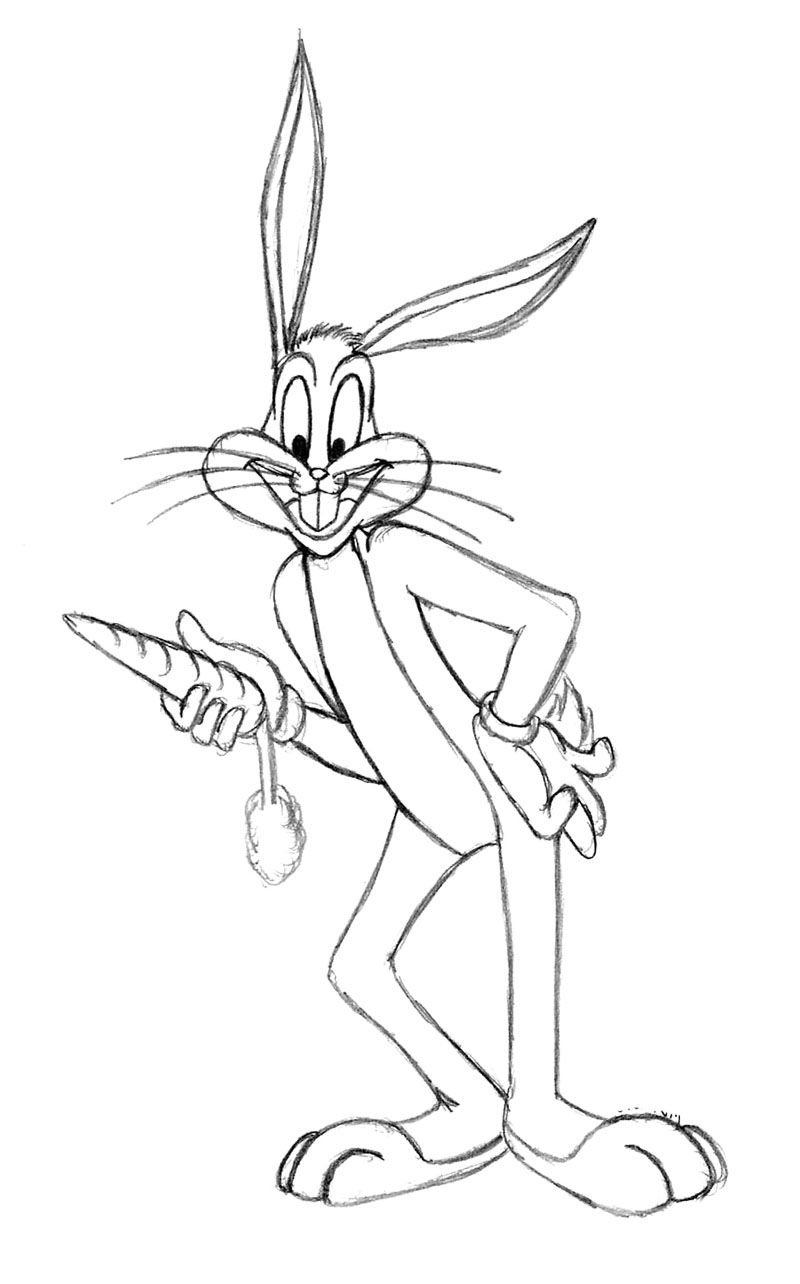 Bugs bunny cartoons â free printable coloring pages
