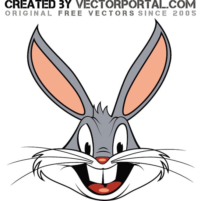 Bugs bunny royalty free stock svg vector