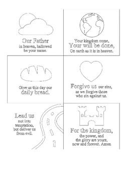 The lords prayer coloring page by stevens social studies tpt