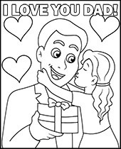 Children dad coloring page fathers day printables