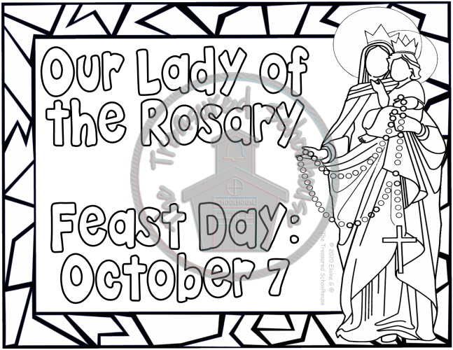 Our lady of the rosary worksheet and activity pack made by teachers