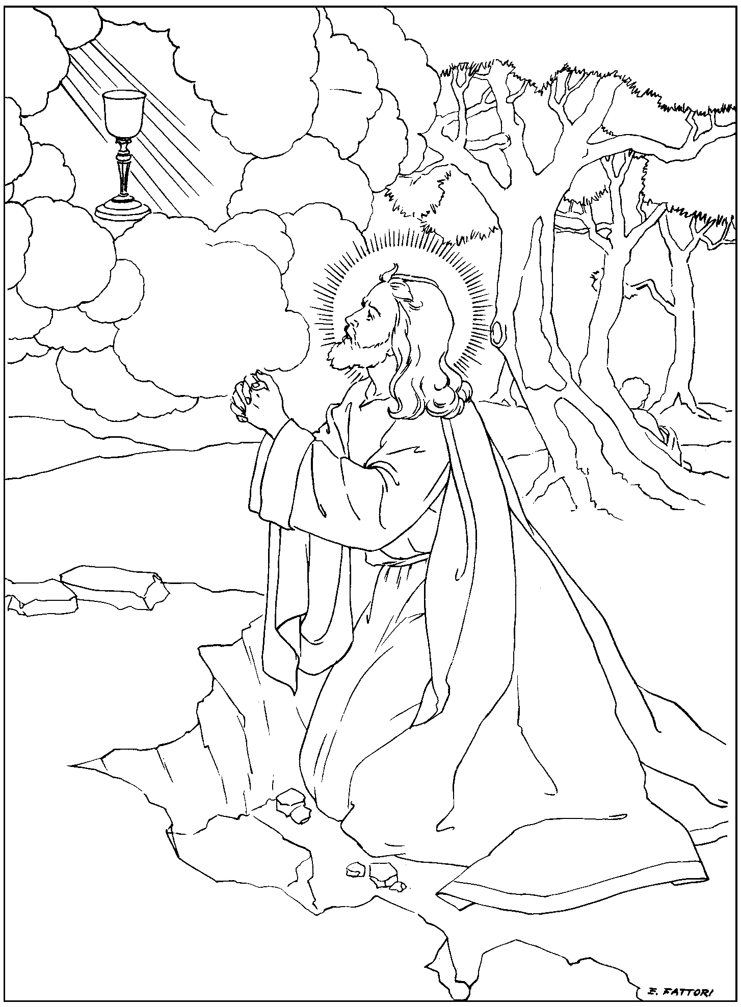 Rosary coloring pages â family in feast and feria
