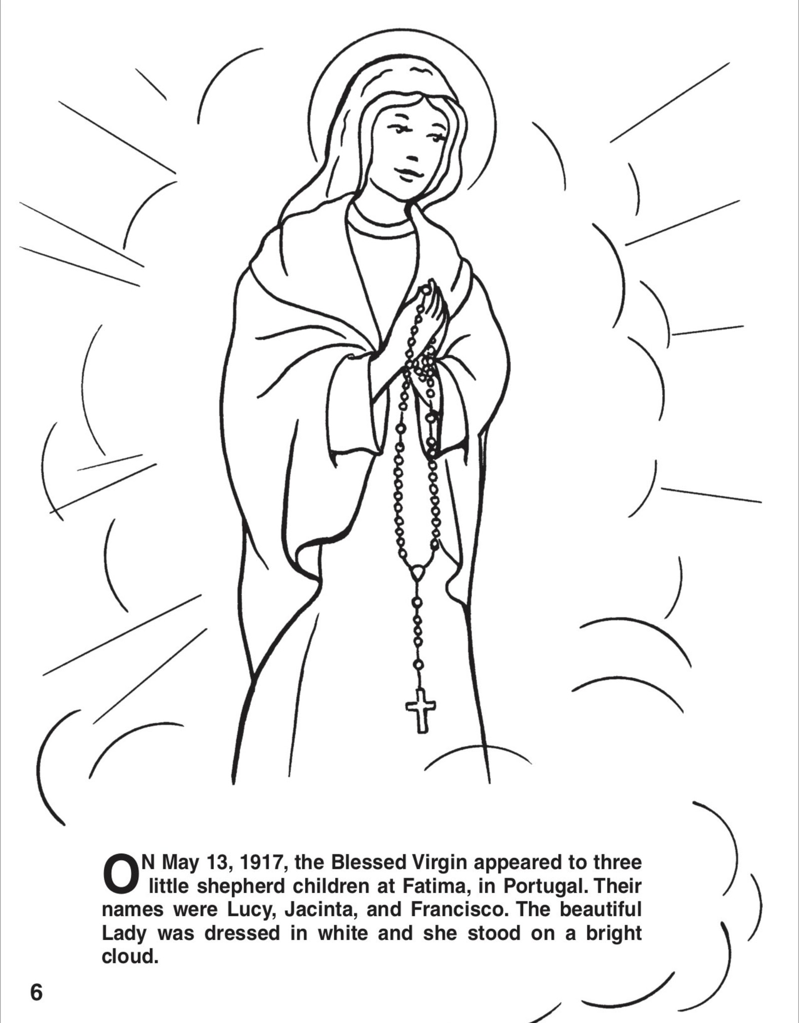 Coloring book about the rosary by lawrence lovasik and pictures by emma mckean