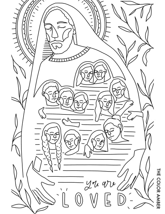 Free coloring pages â the color amber