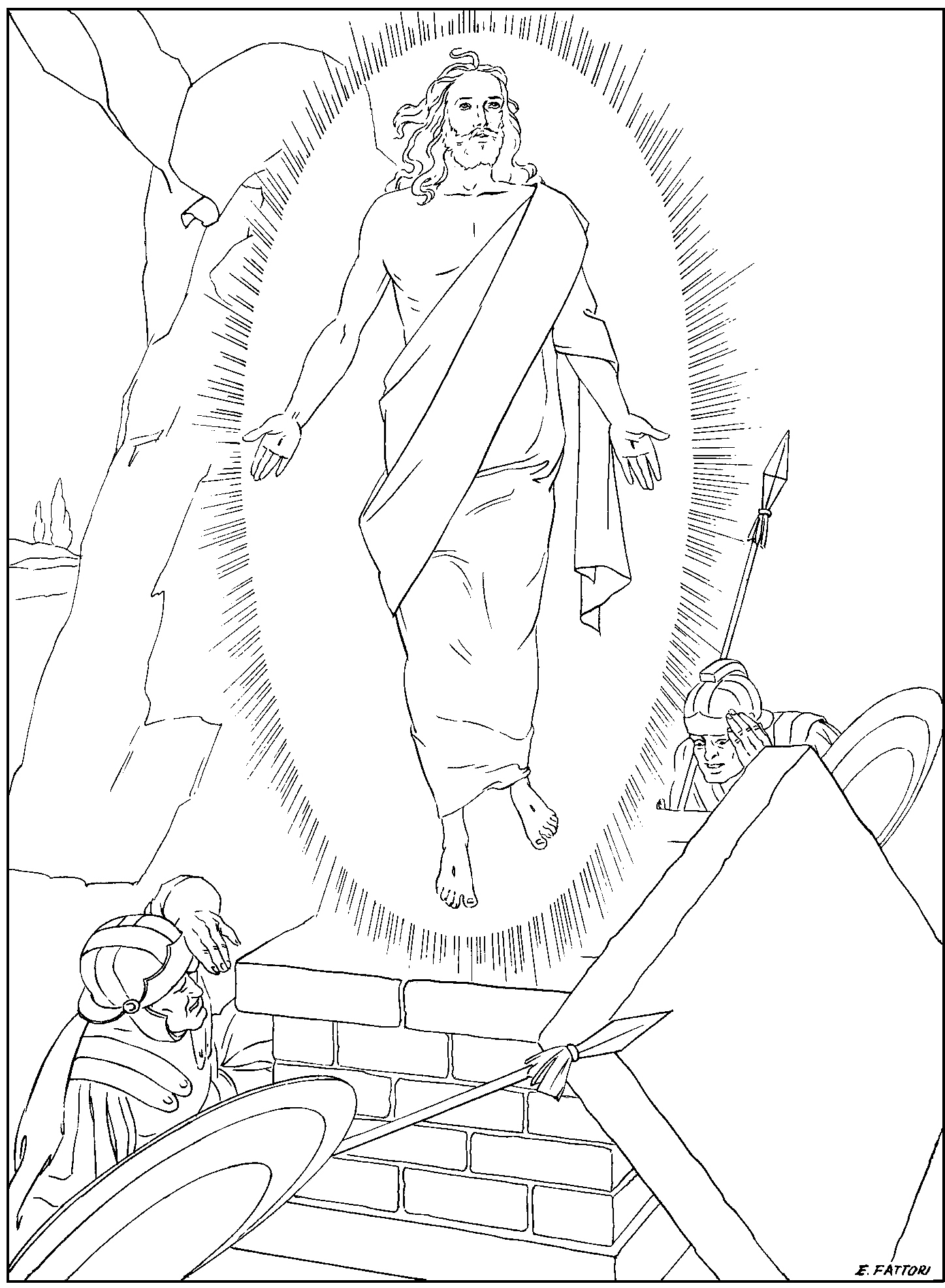 Rosary coloring pages â family in feast and feria