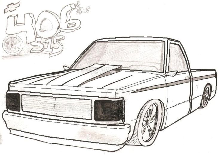 Lifted chevy truck outline drawing lifted chevy trucks lifted chevy chevy trucks