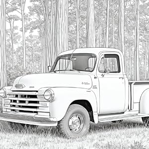 Classic vintage cars and trucks coloring book cars and trucks coloring book for adults