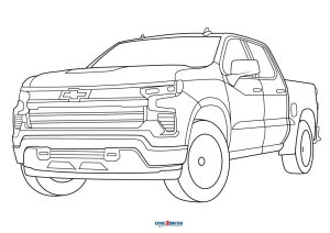 Free printable truck coloring pages for kids