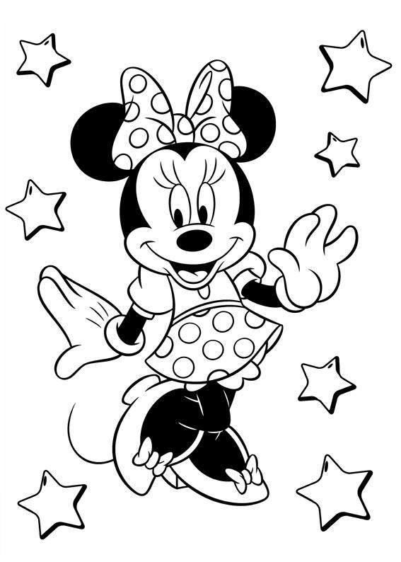 Coloring pages minnie mouse coloring pages