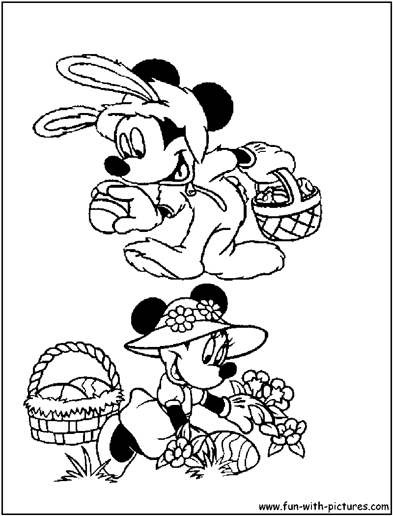 Mickey mouse coloring pages