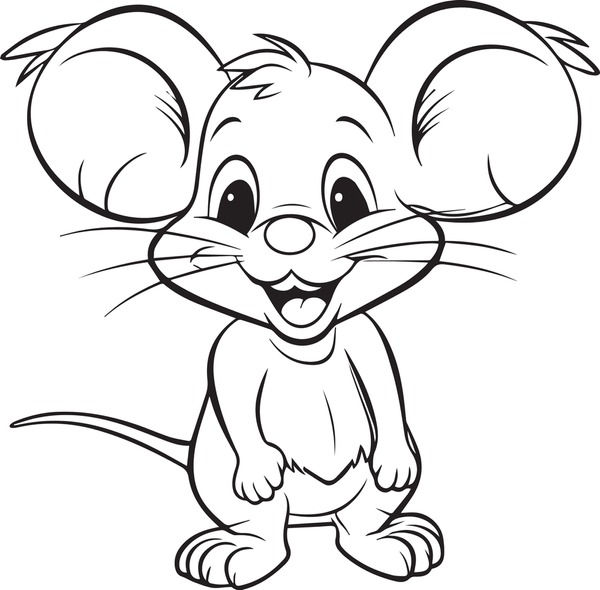 Thousand coloring book mouse royalty