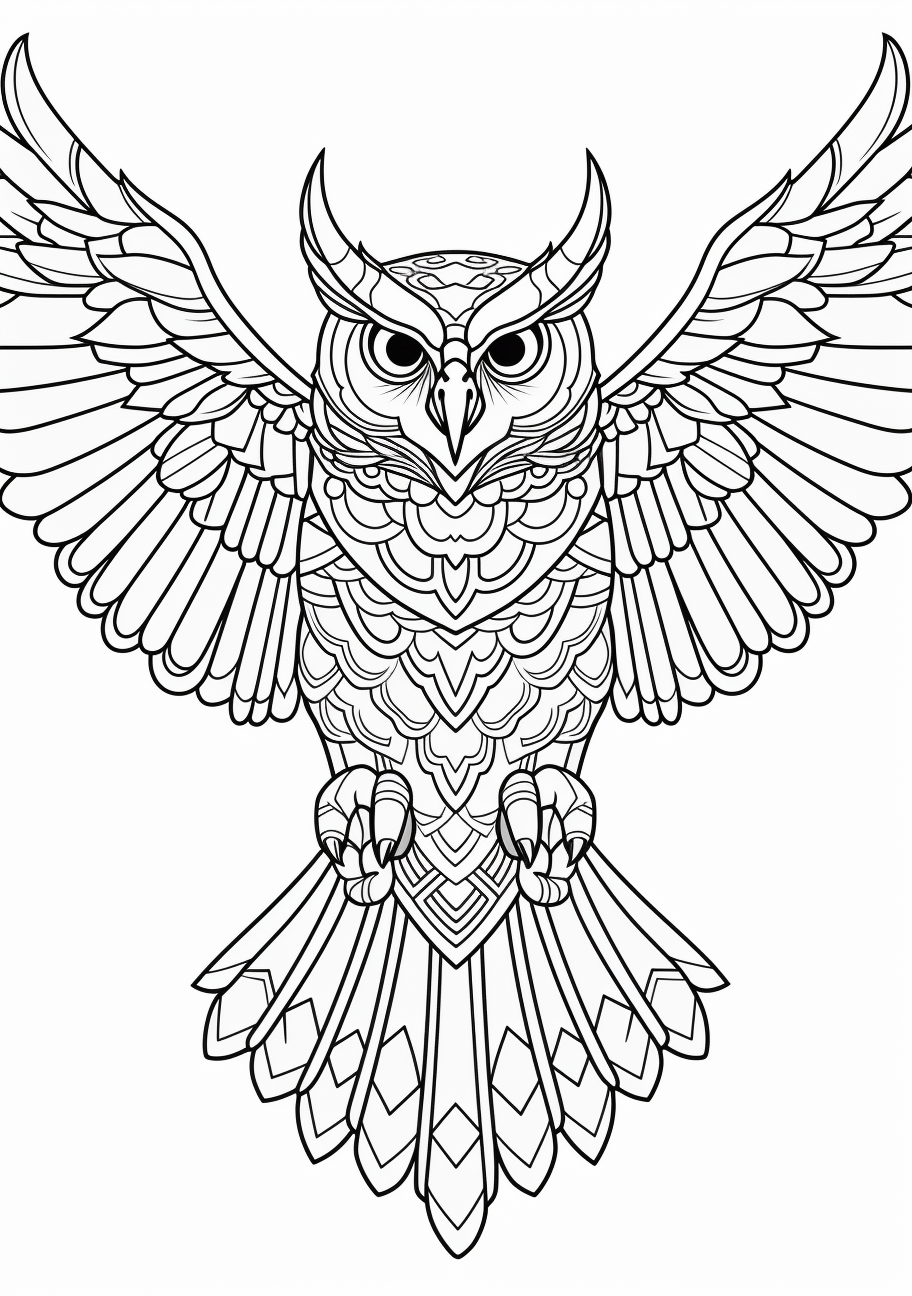 Owl coloring s