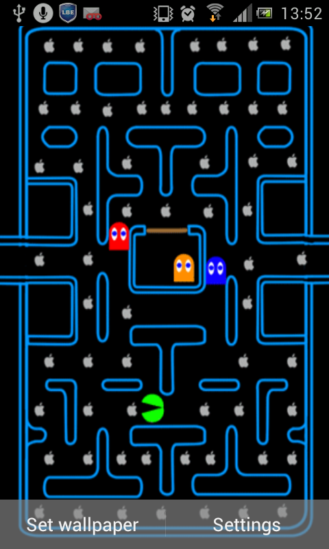 Free pac man game live wallpaper apk download for android