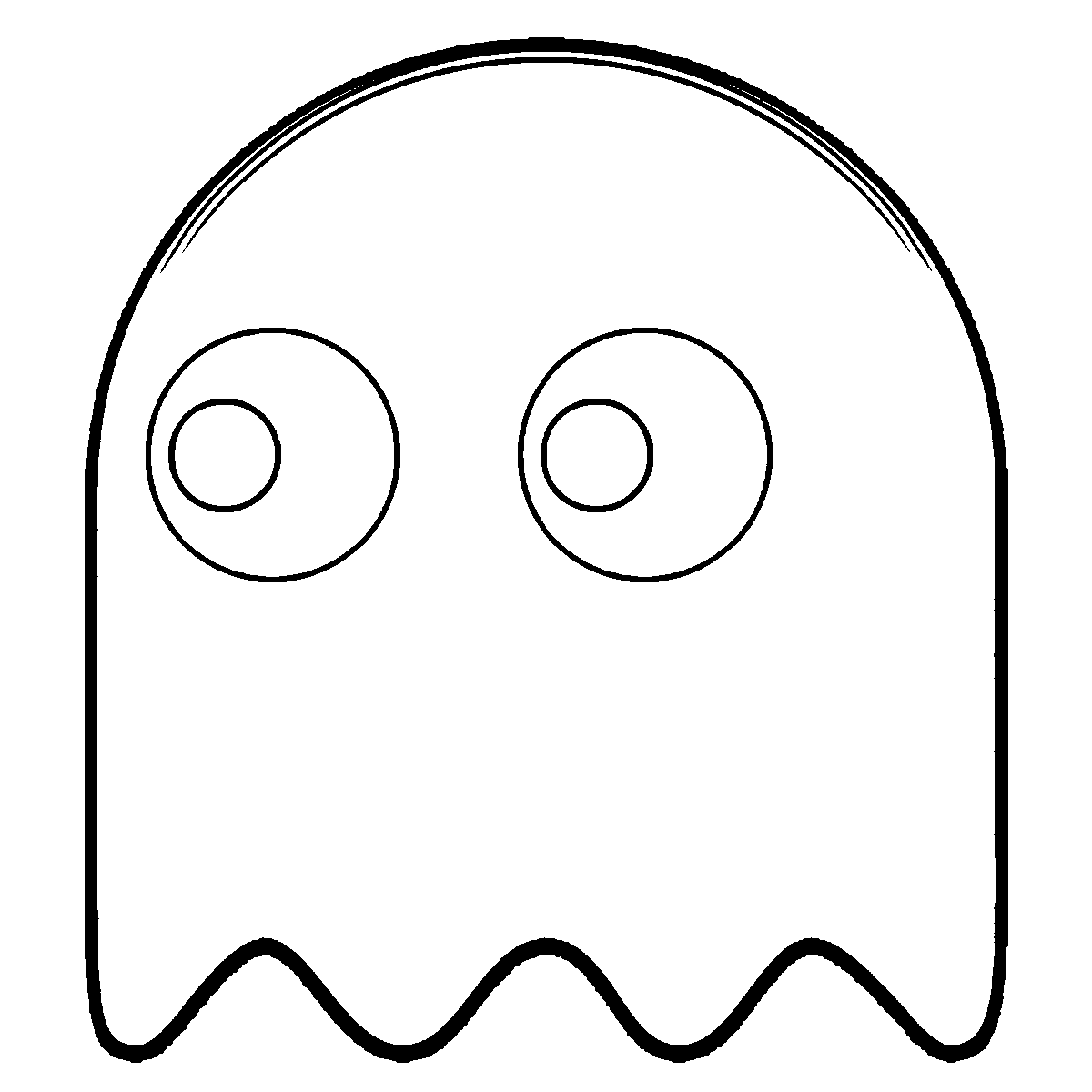 Pacman coloring pages ghostly educative printable coloring pages pacman templates printable free