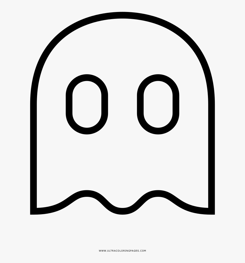 Ghost coloring page